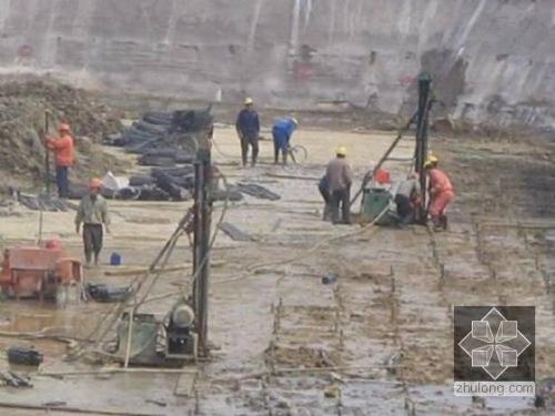 昌邑我公司承建北京房山区水池地基注浆加固工程